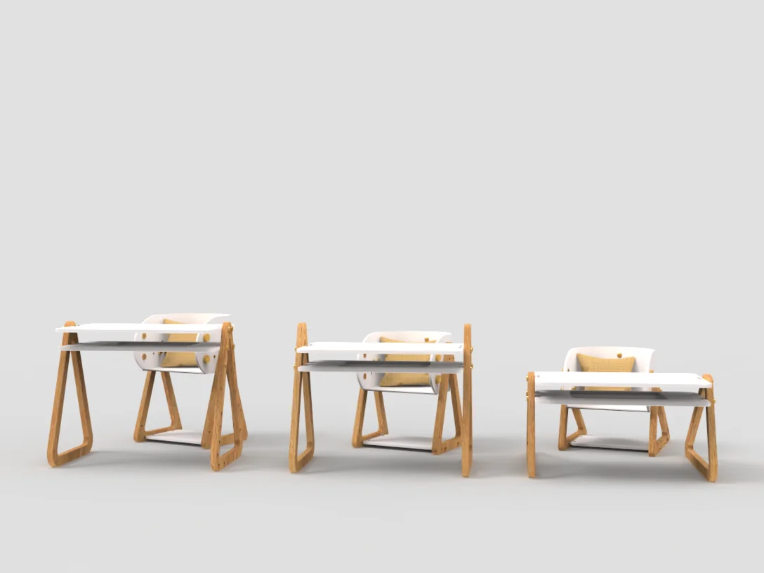 Multi-functional Wood Baby Crib Kids Beds Crib With Changeable Tables Chairs And Drawing Boards