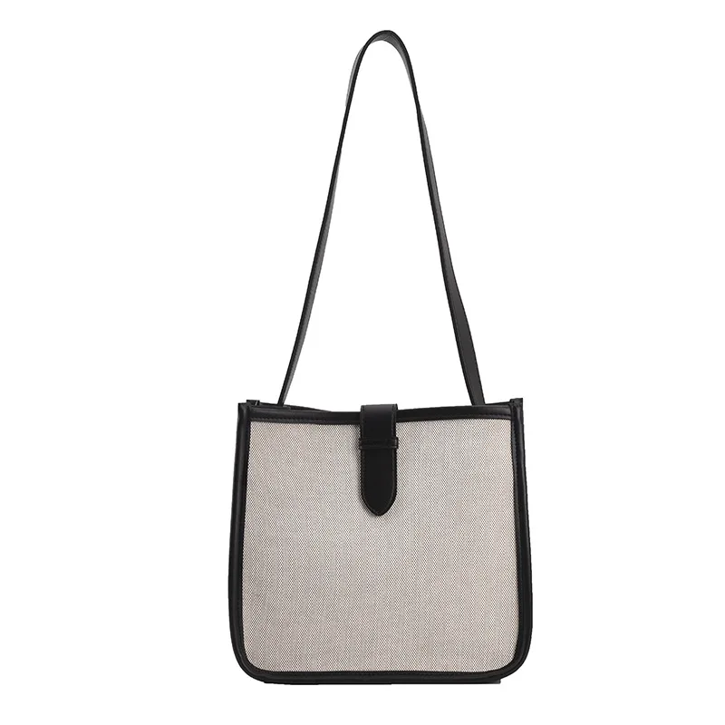 Fashion Design High Quality Custom Logo Color Eco Friendly Shopper Canvas Bags with Leather Handle