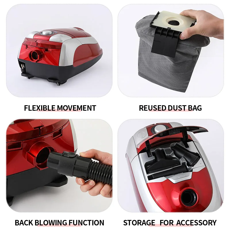 Hot Sell Bagged Vacuum Cleaner Canister Vacuum Cleaner  Dry Vacuum Cleaner Powerful Vacuum Cleaner