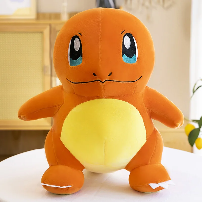 Factory Pokemoned Plush Toy Stuffed Pikachu Psyduck Eevee Squirtle Charmander Bulbasaur Stuffed Toys Doll Keychain Xmas Gift