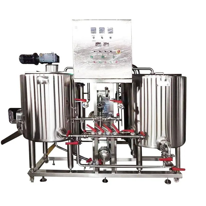 200L-300L Stainless Steel Brewery Equipment Double Vessel Beer Brewhouse for Bar Use for Sale