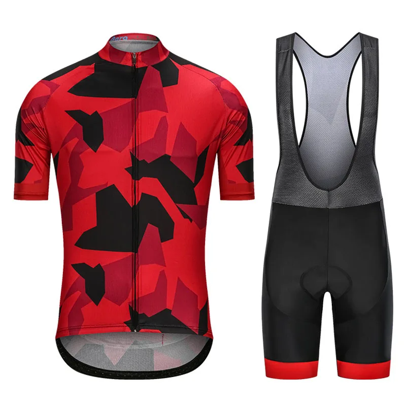2020 Pro team Short Sleeve design bike shirts and BIb quick dry Bicycle sportswear Men and women Custom cycling jersey
