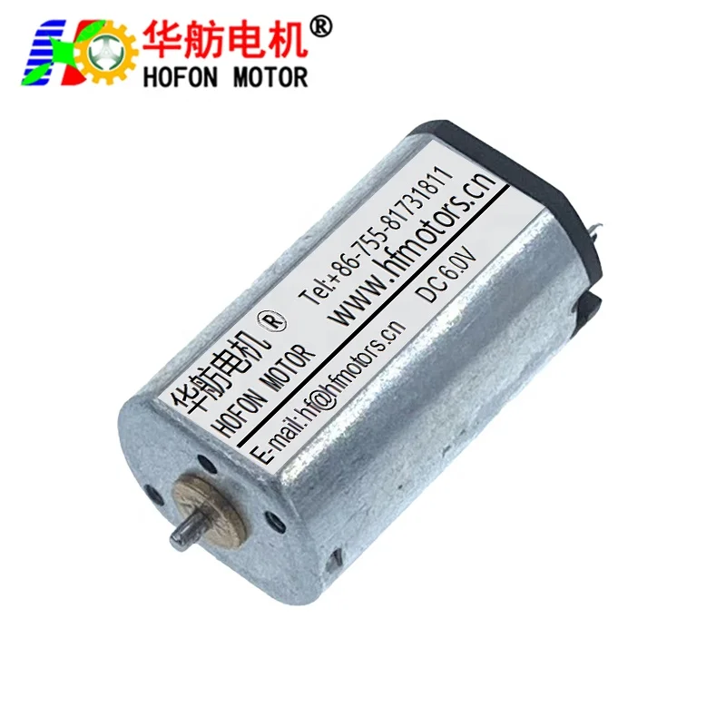 Hofon Motor Hot sale 12mm N30 1.5v 3v 5V 6000rpm permanent magnet mini electric brush small micro DC micro Motor for Smart Lock