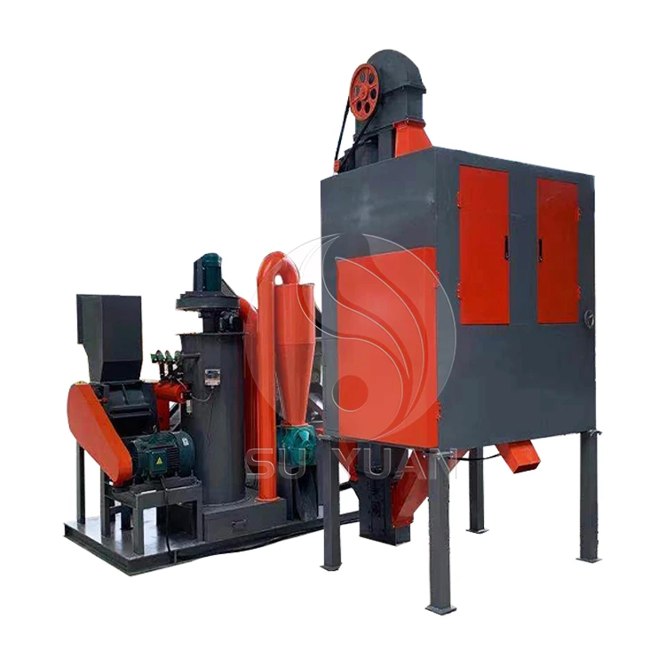 Copper Cable Granulator Metal Recycling Machine 99% Pure Scrap Copper Cable Wire Granultaor And Separator