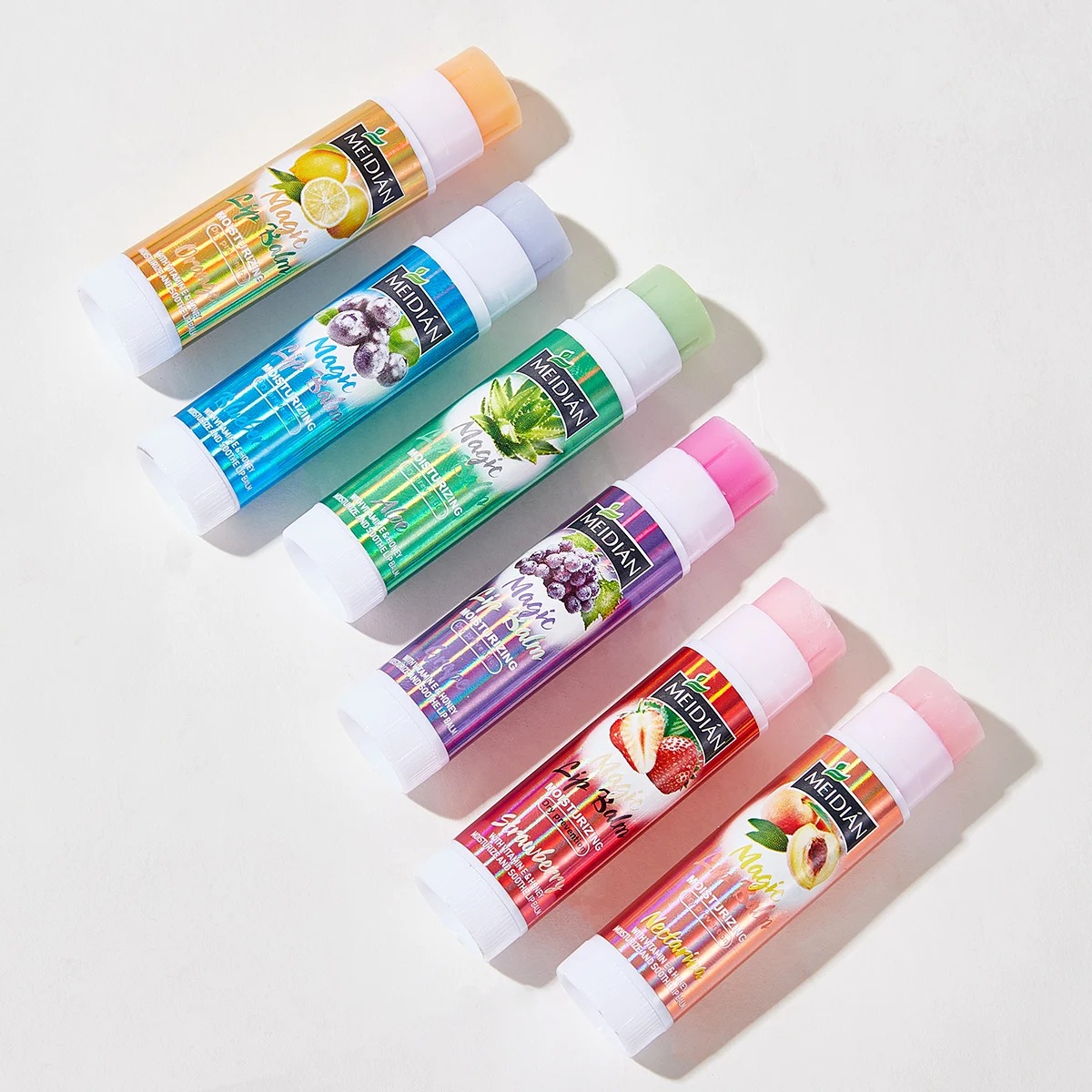 Private label custom makeup foundation candy lipstick chapstick  Moisturizing lip gloss tinted lip balm set for lips care