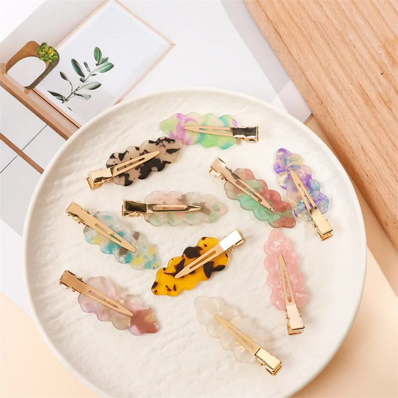 MingHe Crease Less Hair Clips No Crease Pin 6cm Curl Clips For Skin Care Makeup Styling Custom Logo