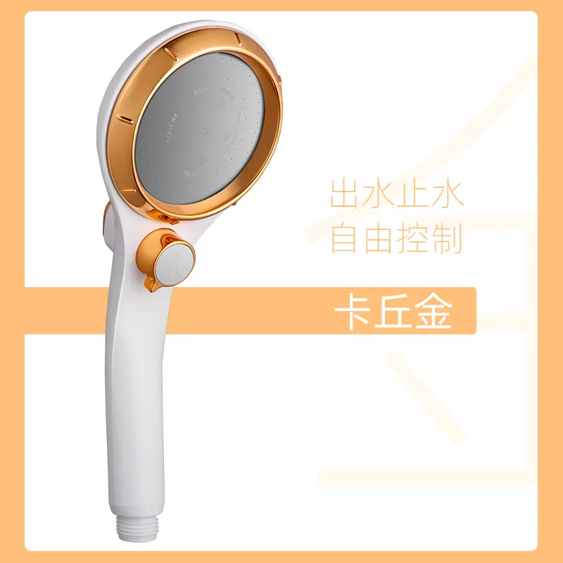 Water-saving High Pressure 3 Function Head Shower