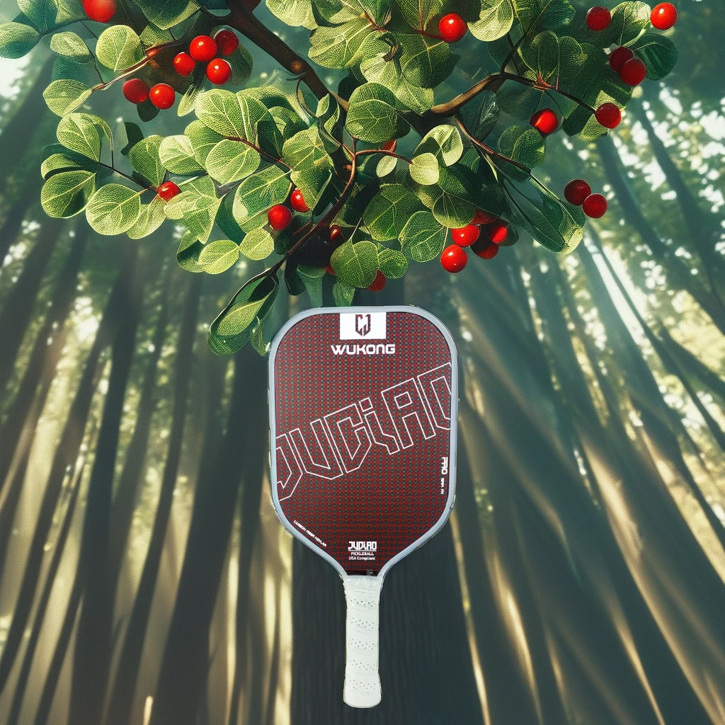 JUCIAO New Material Carbon Fiber Kevlar Thermoforming Unibody Pickleball Paddle for Maximum Spin