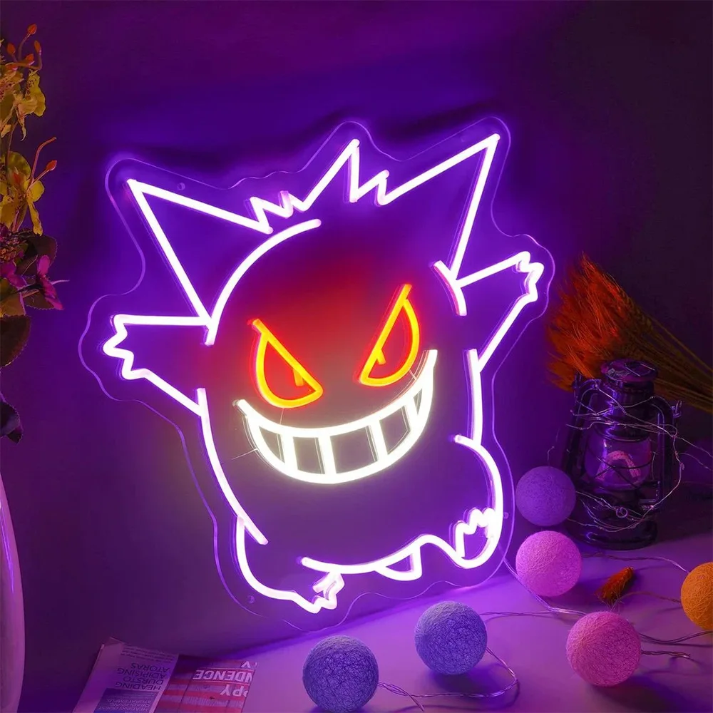 Trendy Baokemeng Gengar style neon lights suitable for bar parties