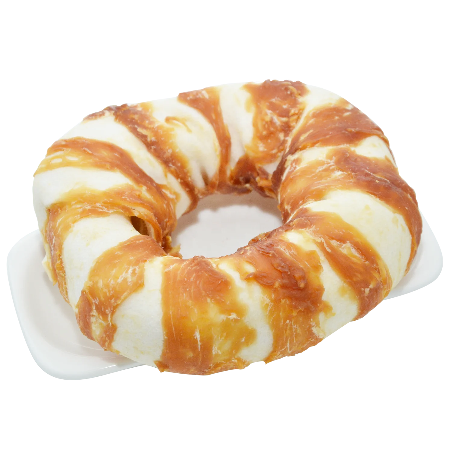 Dog Treats Pet Snacks Top Quality dog food snack  Chicken & Rawhide doughnuts OEM ODM products