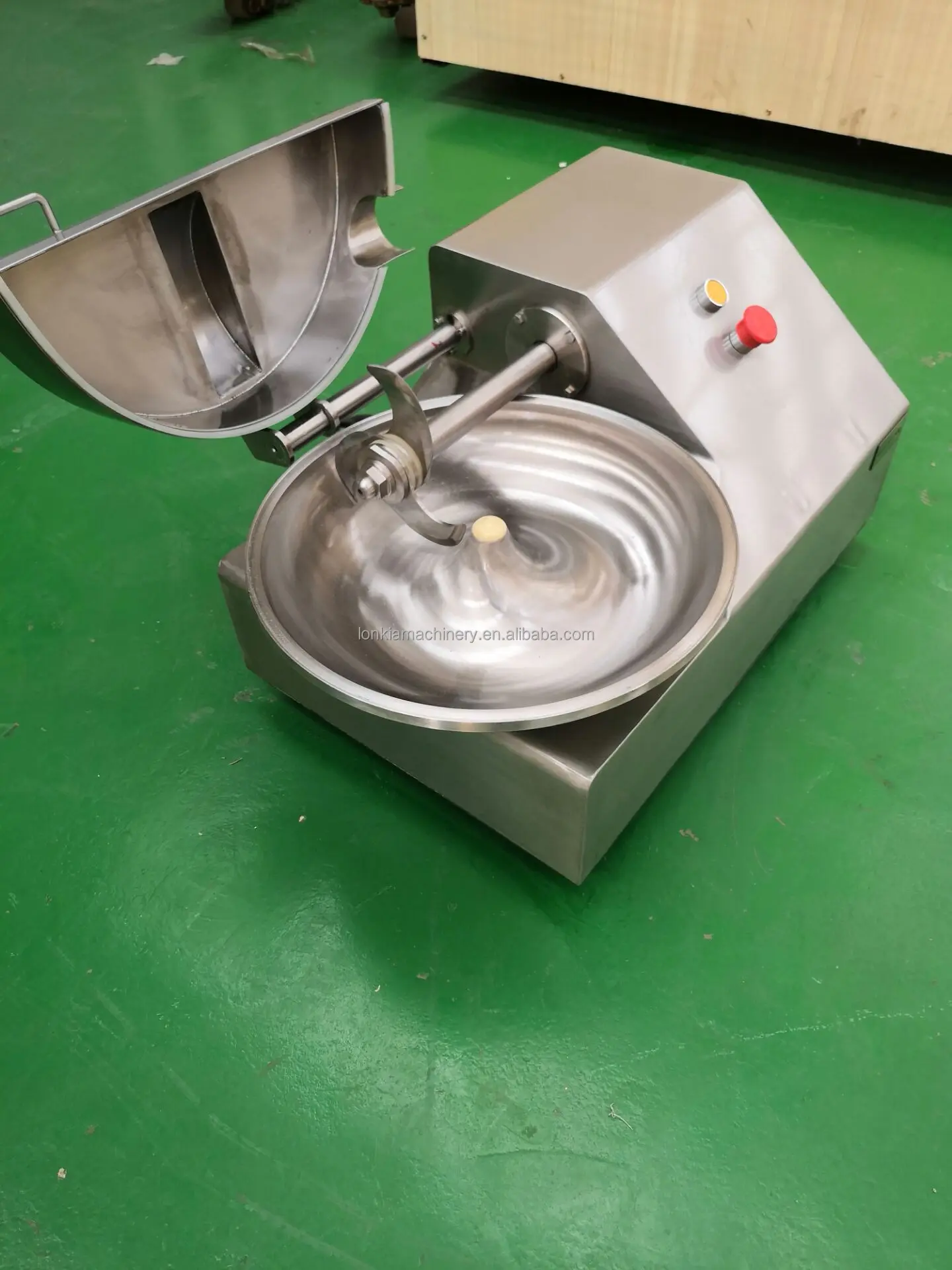 CE Meat Bowl Chopper Sausage Making Machine Chopper  Hamburger Meat Bowl Cutter