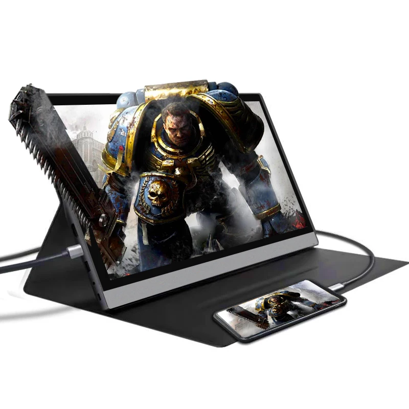 15,6 дюймовый сенсорный смартфон складной увеличенный великолепный портативный монитор 4k