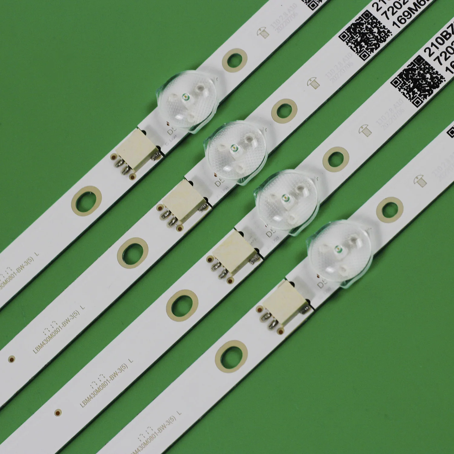XS-1290 4pcs LED Strips For PHILIPS 43PUS6162/12 43PUS6412 LBM430M0801-BW-3 43PUS6703