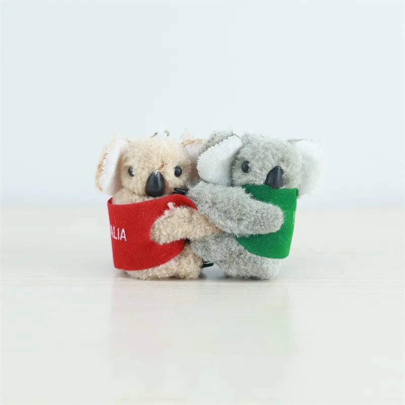 wholesale mini cute koala stufed toys plush koala clip