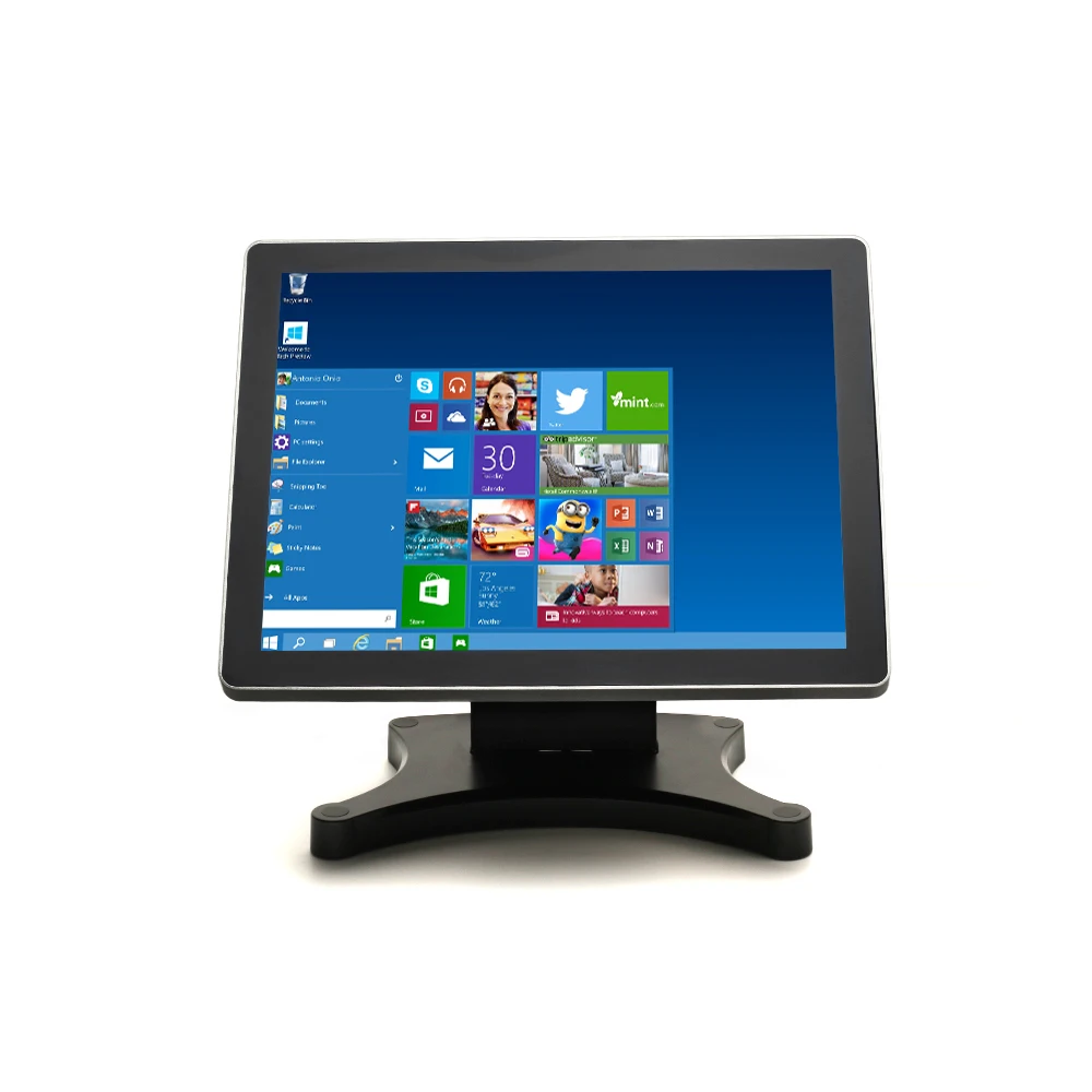 15 inch Pos Payment Terminal Pos All In One I3 Billing Machine Complete Set Touch Screen Kiosk Dual Pos