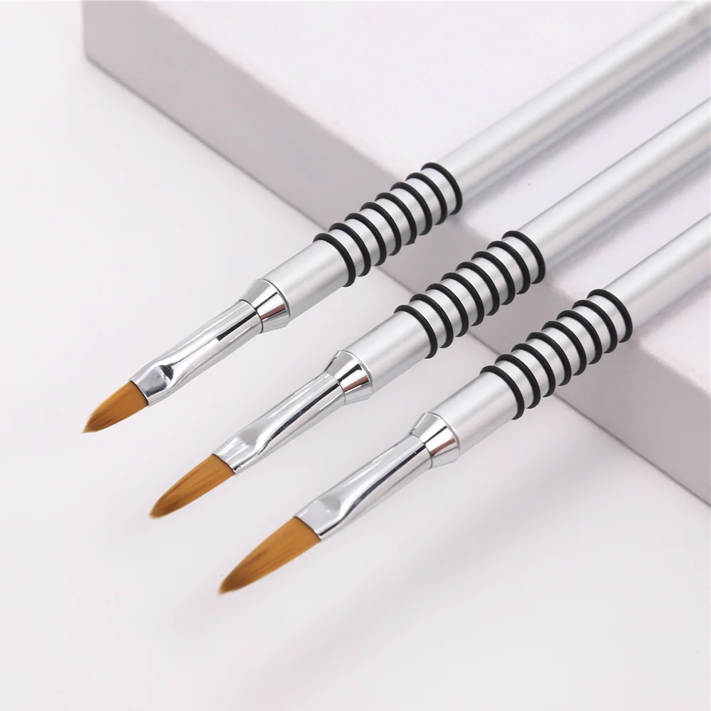New Design Hot Selling Acrylic Powder Nail Extension 3D Carving DIY Manicure Tool Pen Acrylic Nail Art Brushes for Professionals