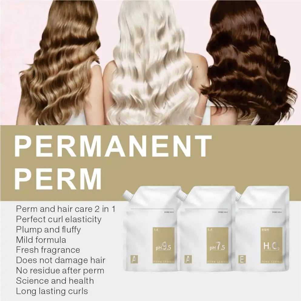 New Technology the Source Factory Keratin Health Curly Perm Hair Cream Multi-Function Curly Hair Perm Hair Curling Perm