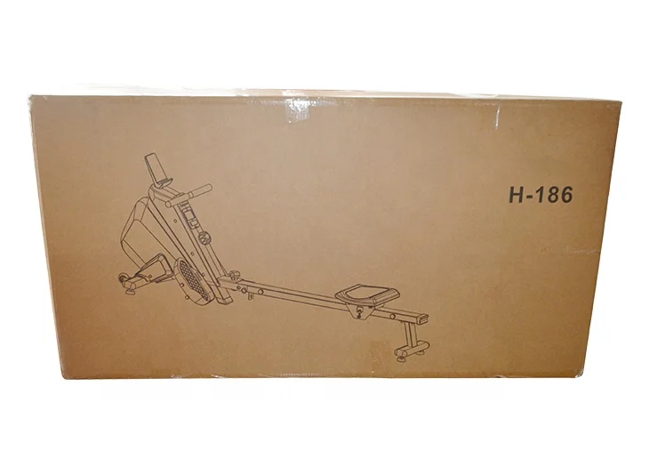 Складная магнитная гребная машина Crossfit на заказ, коммерческая Складная магнитная гребная машина с экраном