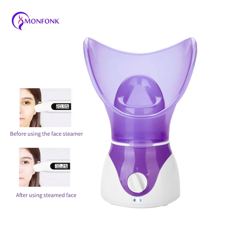 Nano face steamer 50ml facial spa care sauna mini face heat steamer cleanser machine for men women moisturizing