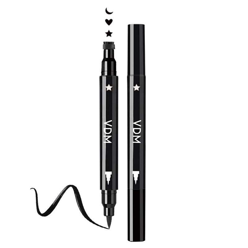 double ended self adhesive eyeliner 3d mink eyelashes private label mink lashes magic eyeliner glue pen