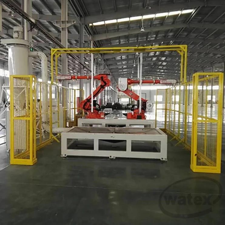 Pure water jet cutting machine with robot arm for 3D cutting