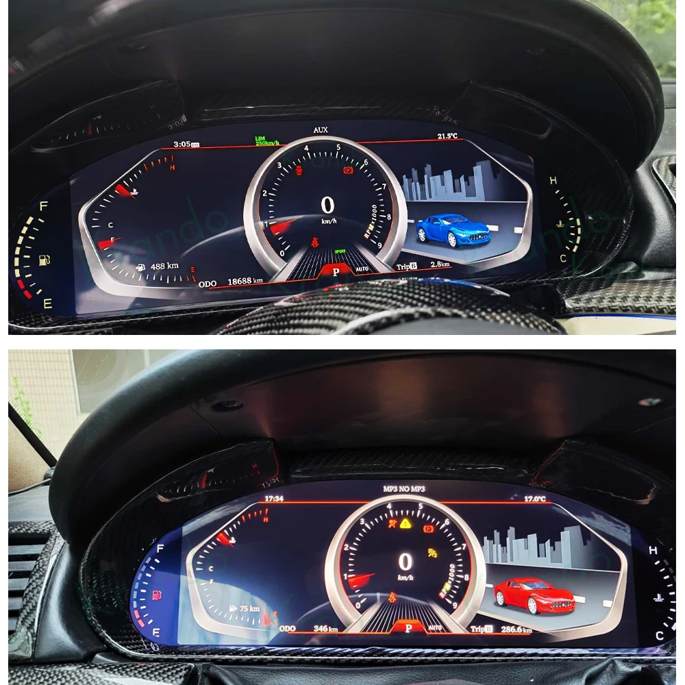 Krando 12.3' Linux Digital Instrument Cluster For Maserati Granturismo GT 2008 - 2020 Virtual CockPit LCD Car Dashboard Panel