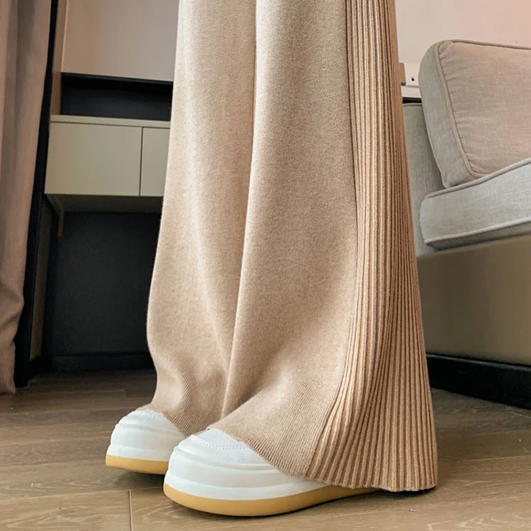 2025 spring new arrival fashion lady casual style stripe loose pants