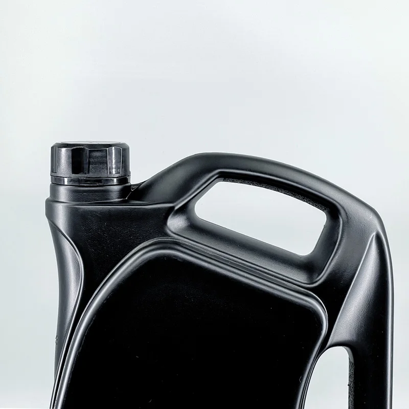 Custom Label 4L HDPE Plastic Additive Detergent Handle Bottle Motor Oil Tamper Proof Screw Cap Engine Oil Bottle