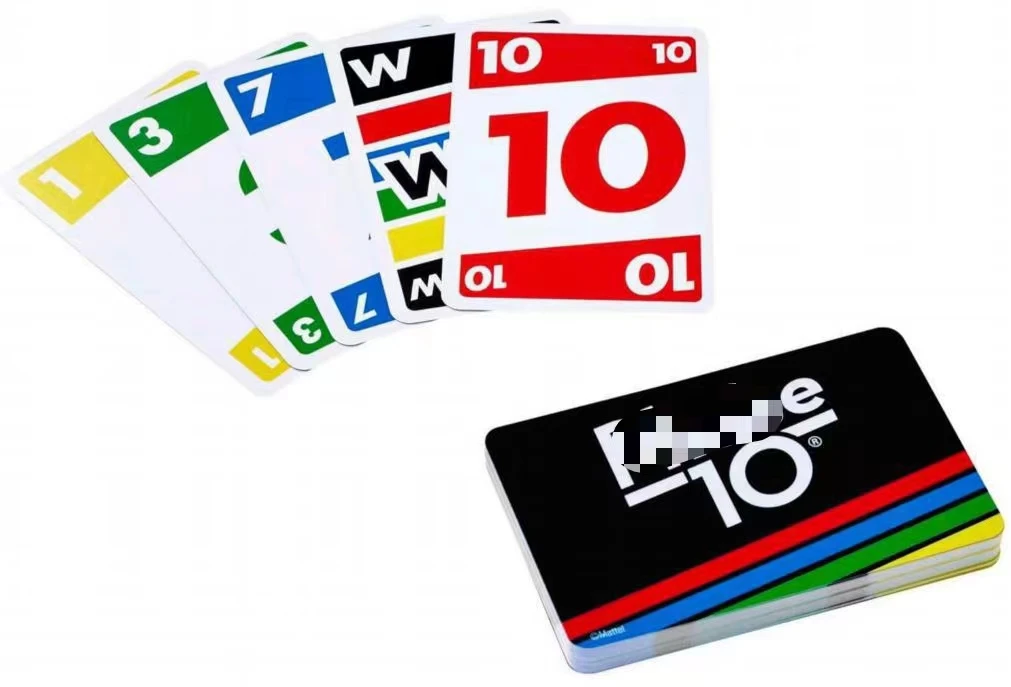 Classic Thickened U No Solitaire U No English Cards Full Set of 112 Super Mario Cards Paper Black zelda flip no mercy phase 10