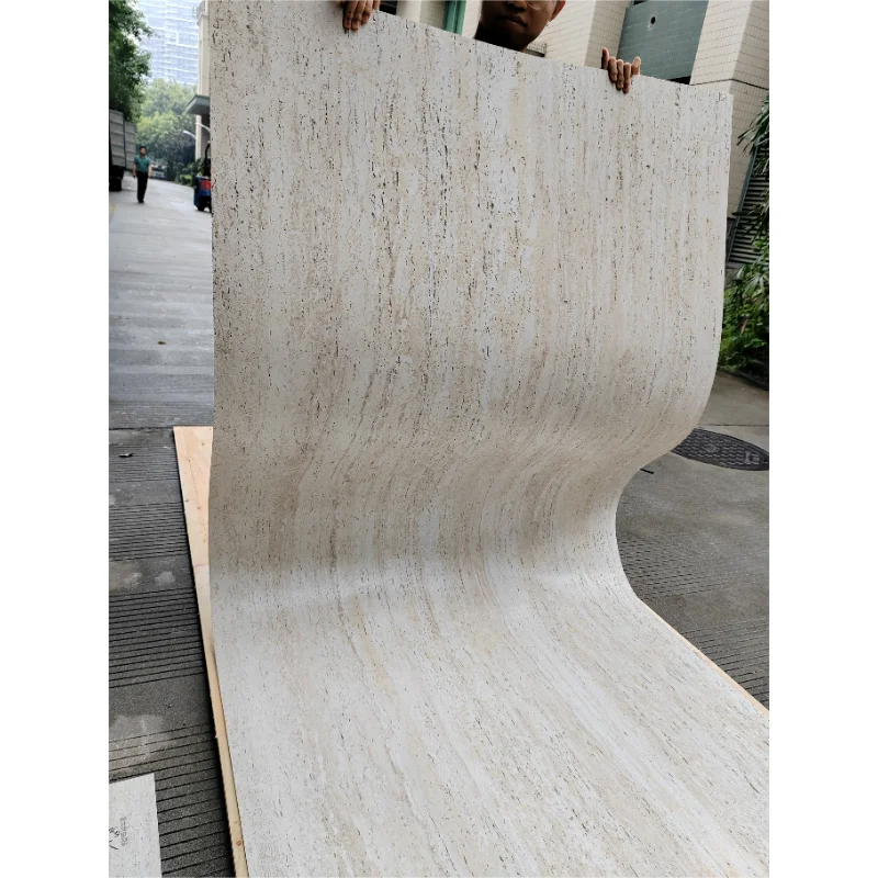 New Building Materials Flexible Stone Hot Sale Travertine high quality soft Exterior Interior wall cladding stone