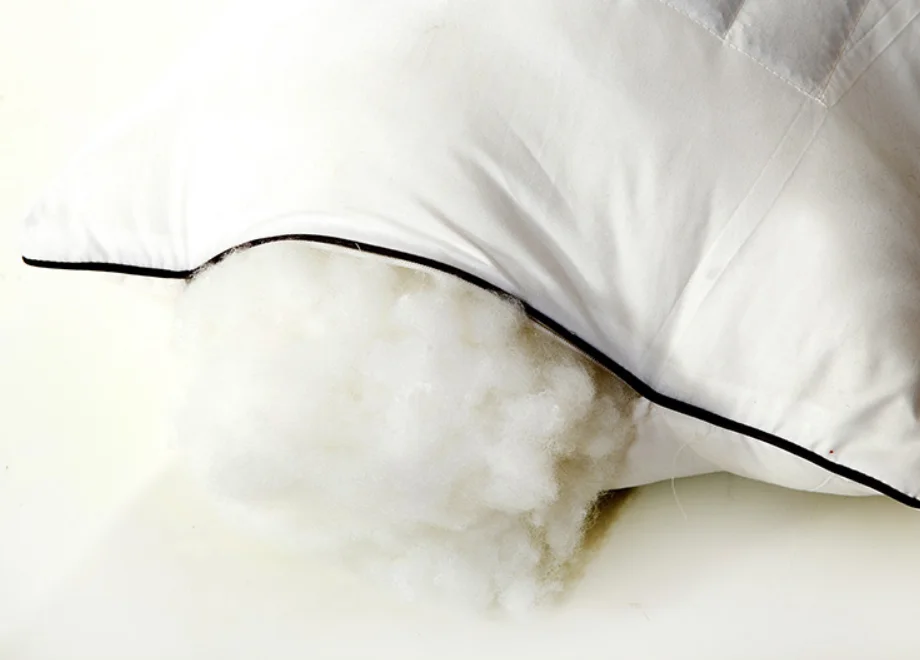 organic bedding cotton buckwheat hulls  pillow single double layer heath pillow