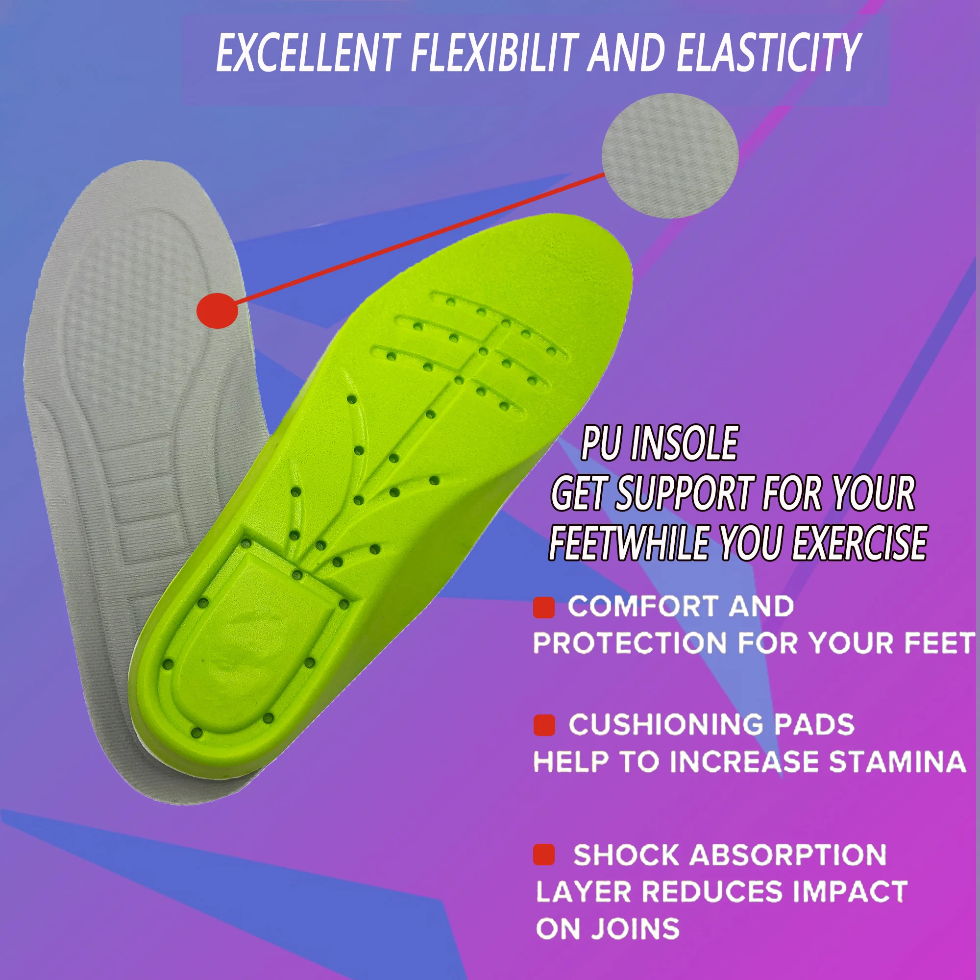 pu insoles for shoes orthopedic insoles for work boots