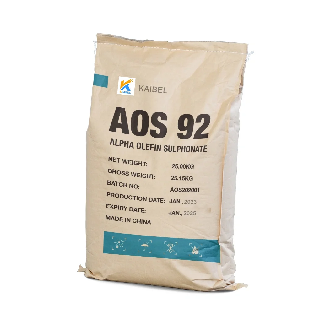 Surfactant AOS 92% Sodium C14-16 Olefin Sulfonate Price