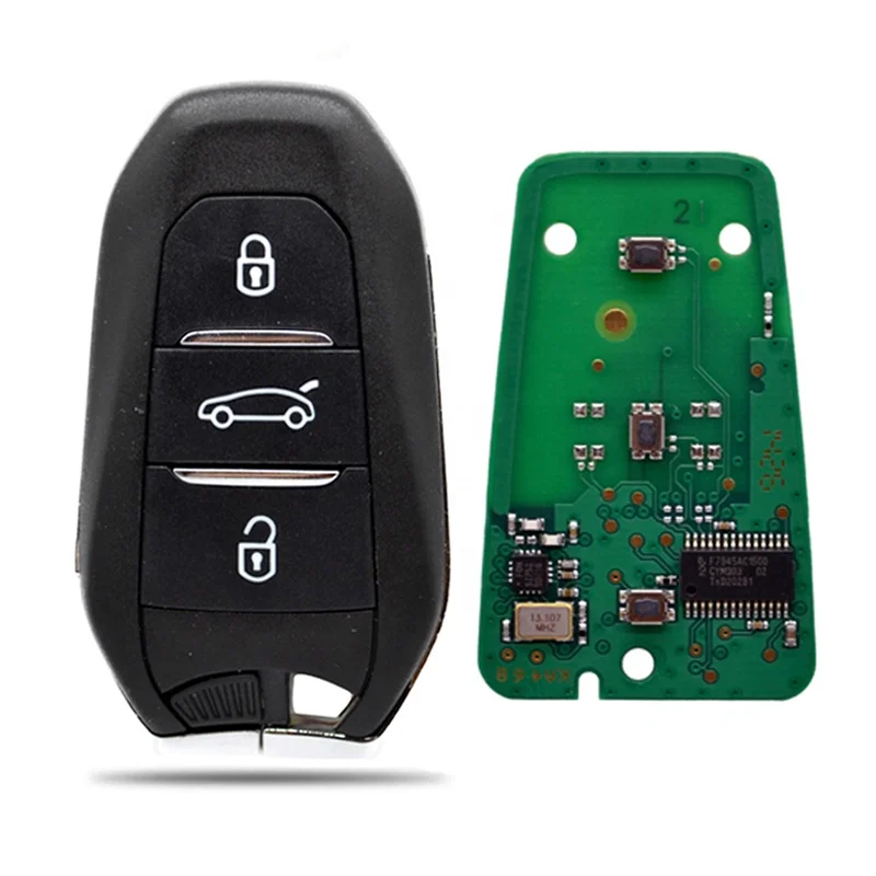 Умный ключ DMKEY ID46 4AChip 434Mhz для Peugeot 208 308 508 3008 Citroen C4 DS4 DS5 бесключевой доступ автомобиля без ключа