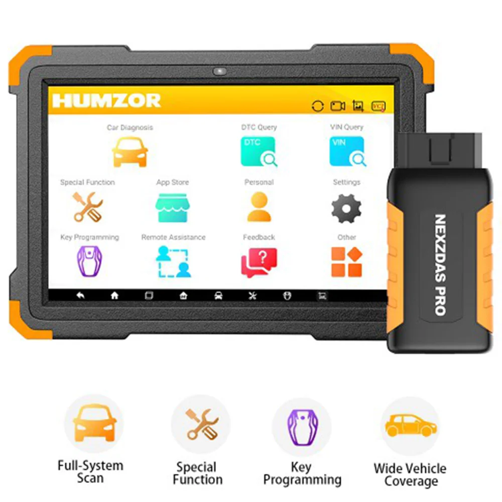Humzor NexzDAS Pro Bluetooth Tablet Full System Auto  Professional OBD2 Scanner Diagnostic Tool for all cars scanner