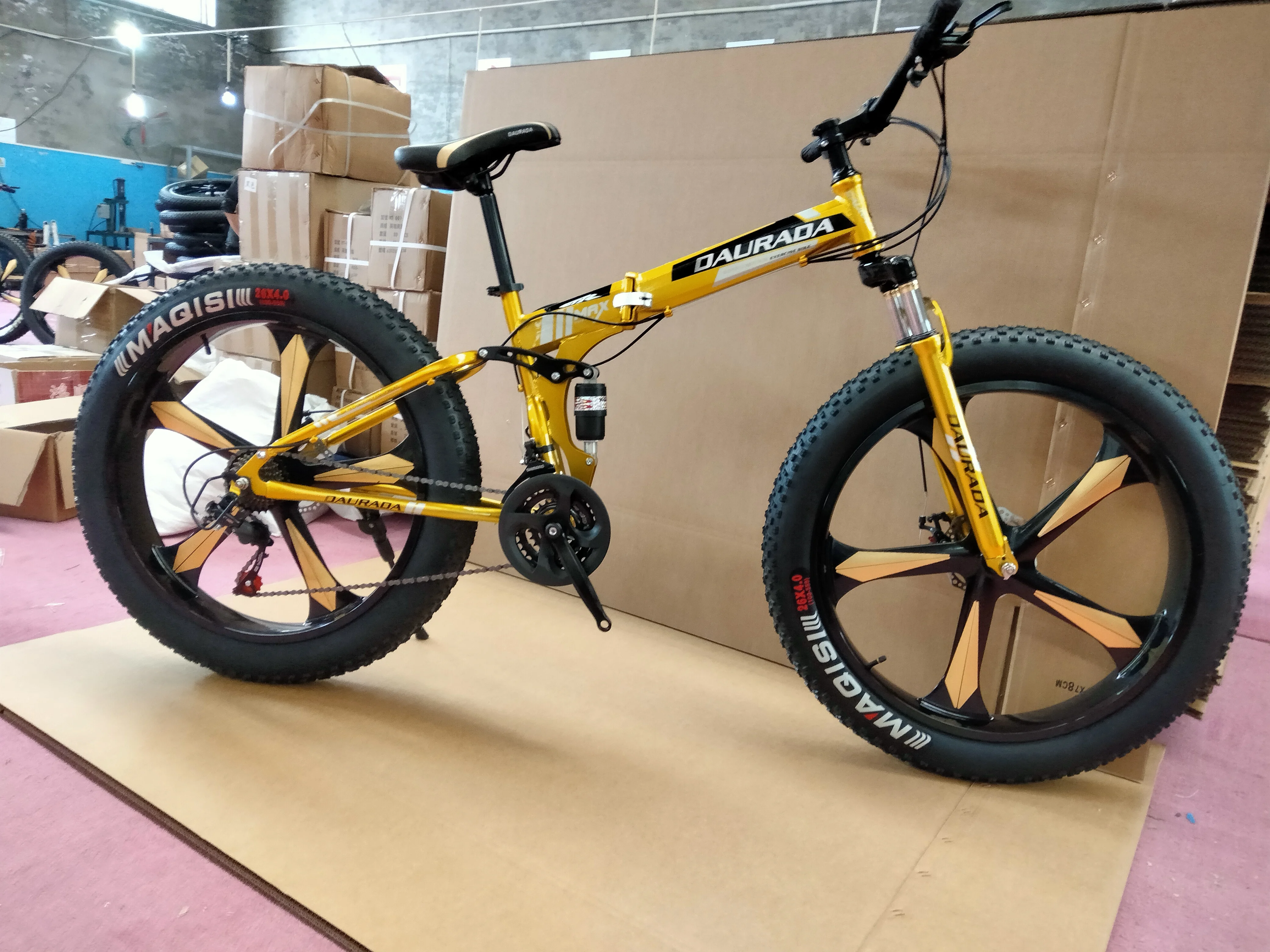 2023 Hot sale cheap price full suspension hybrid bike city mountain foldable fat tire bike for man and women