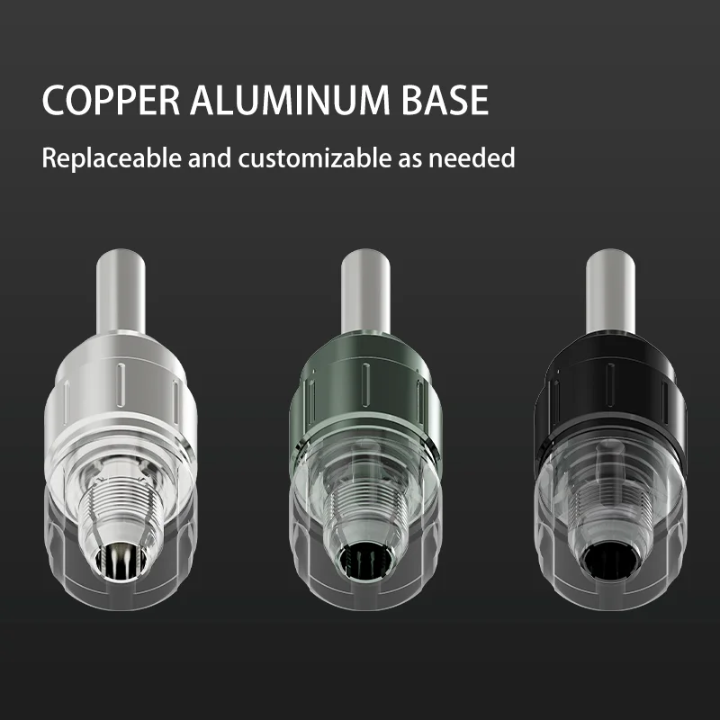 POPEIRONS Tattoo Machine Self locking Grip 25mm Anti slip and Aesthetic Design Stainless Steel Needle Tube