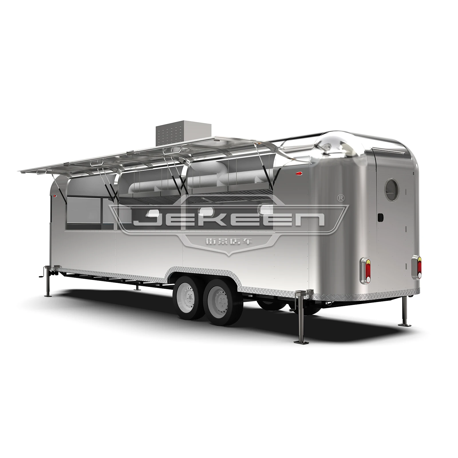  JEKEEN AirStream продовольственный грузовик лагерный кухонный прицеп с оборудованием Sott-8