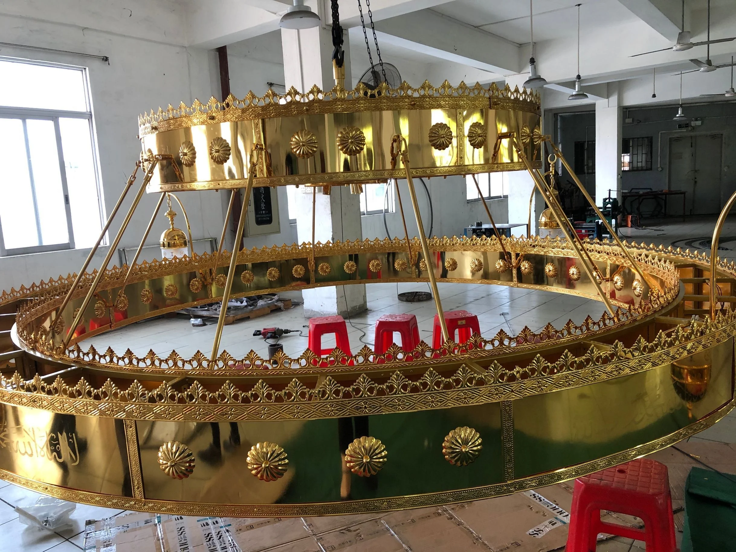 islamic  lamp  Arabia Villa Lobby Chandelier Tree Branch Crystal Latest Design American Style Elegant LED