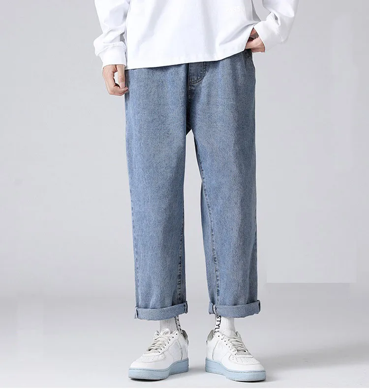 Black Jeans For Men Custom Hip Hop Jeans Trousers