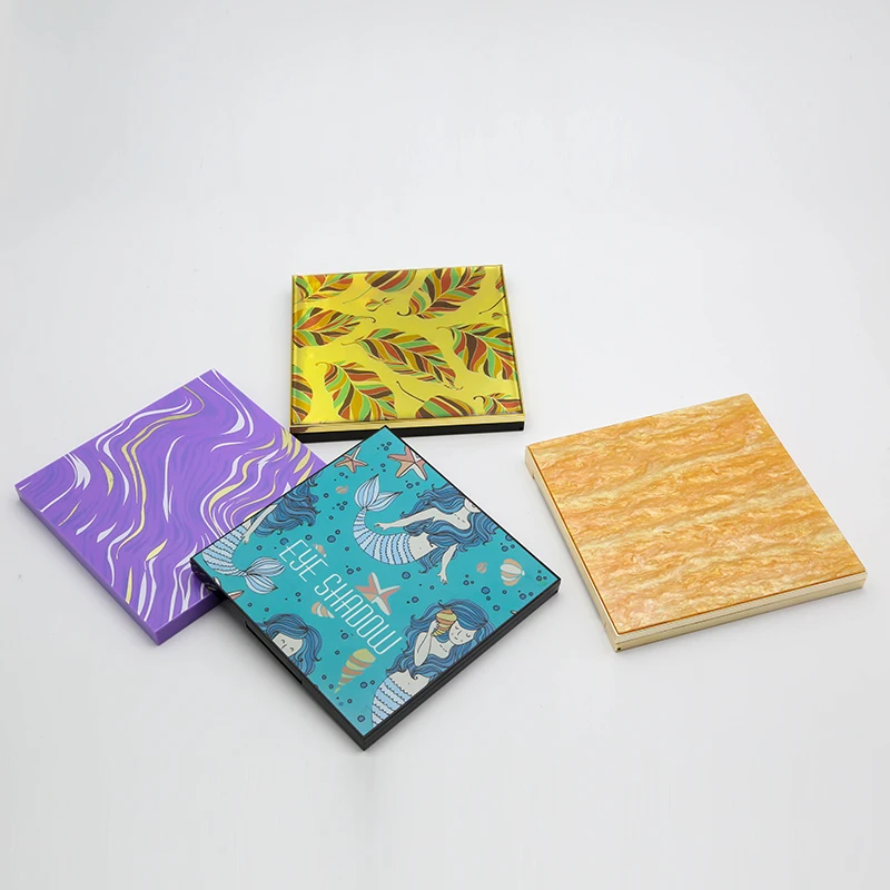 19 Color Logo Accepted  Plastic Cosmetic Packaging Case Transparent Empty Eyeshadow Palette Container