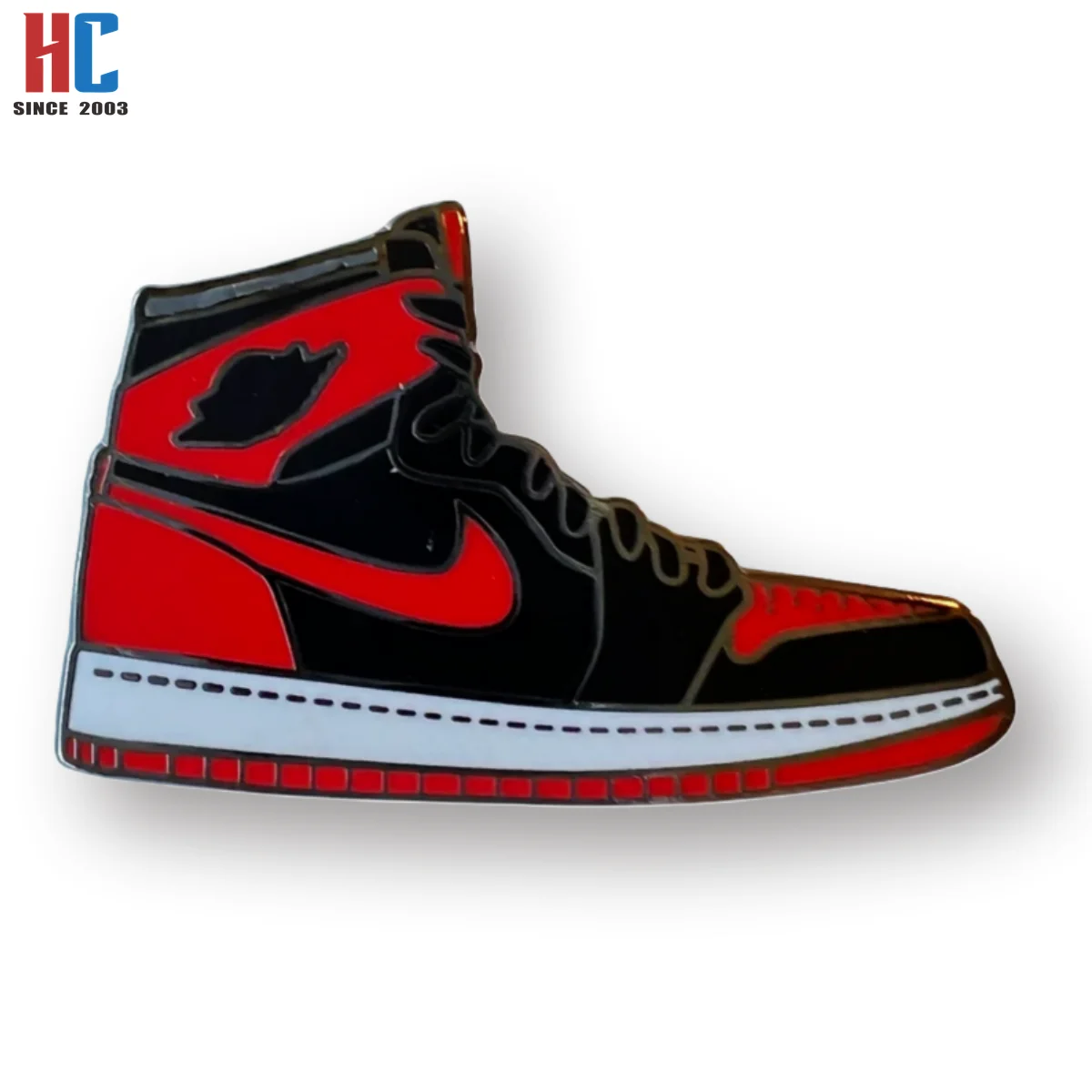 20 Years  Factory Custom Jor dan Shoe Sneaker Fashion hard enamel Lapel Pin