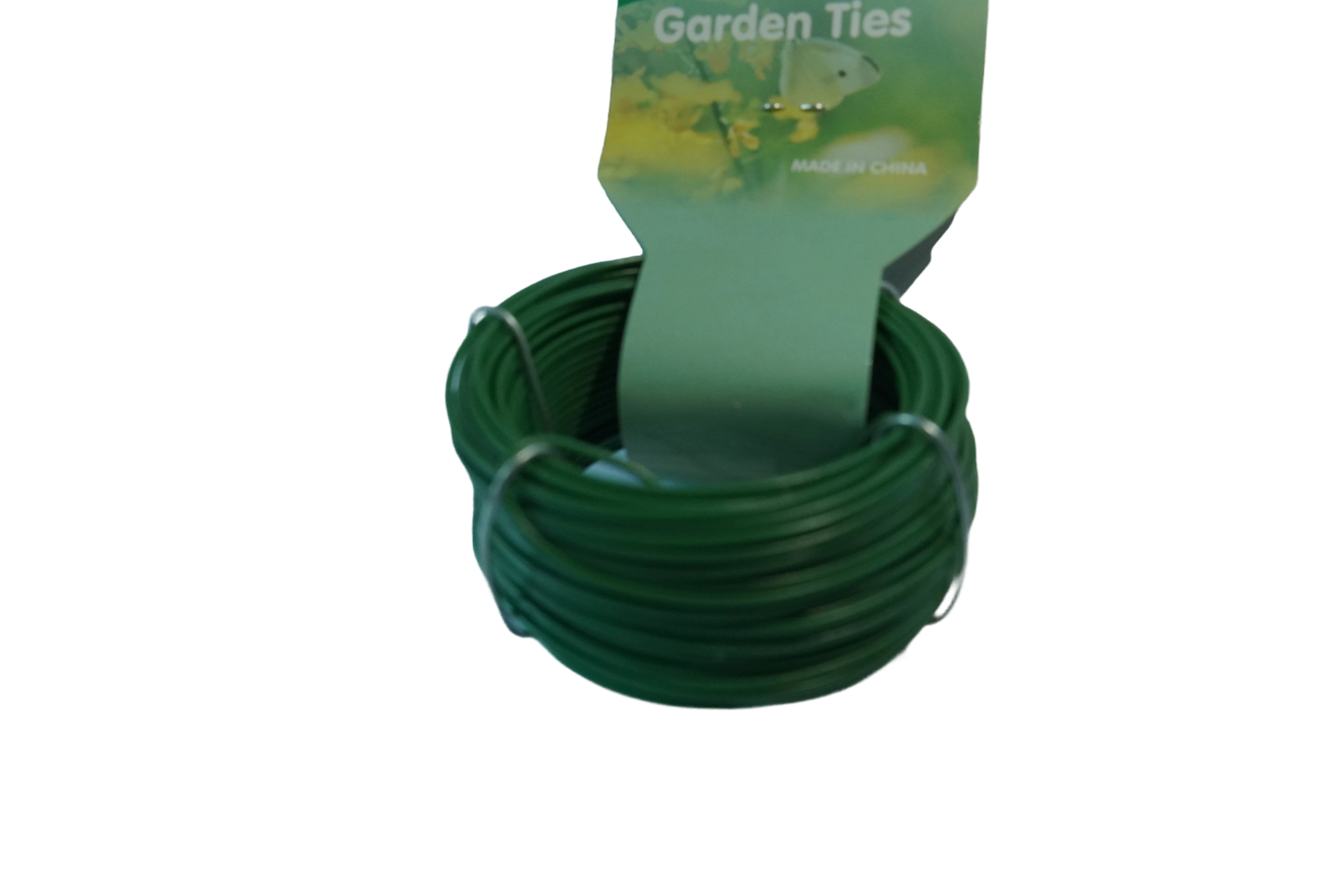 Garden Plant Wire Heavy Duty Green Coated Plant Twist Tie Garden Training Wire Tie Wire Planting Garden