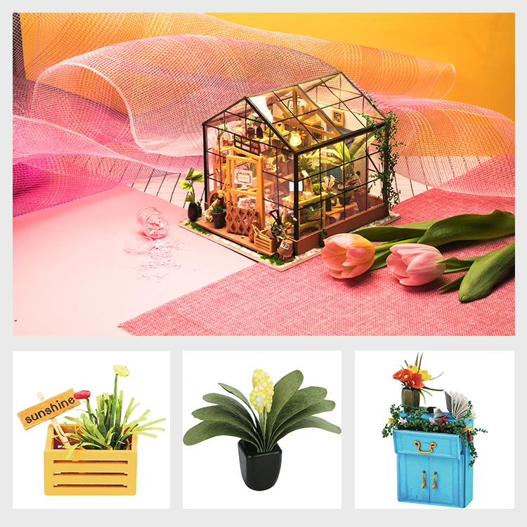 Миниатюрный Кукольный дом «сделай сам» Robotime DG104