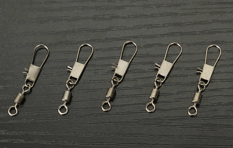 High quality Fishing Swivel american swivel Connector Rings Solid Alloy Snapping B-Type for Fishing Lure Accessories in store