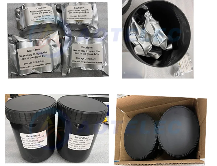 AOT Sodium Battery Metals Sodium Chips For Battery Research