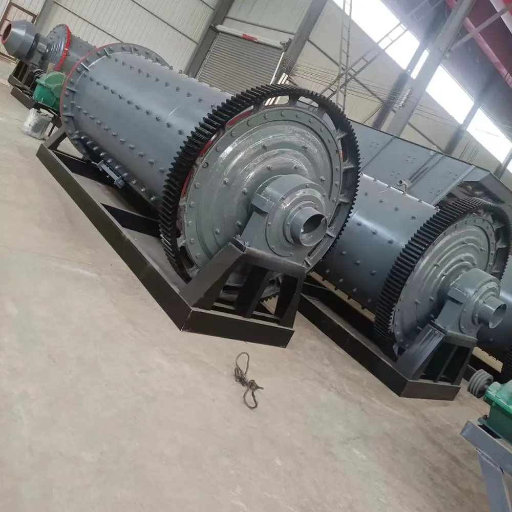 23.7r/min Gold Ore Ball Mill 6.5-36t/h Portable Continuous Ball Mill Grinding Machine for Gold Processing Large scale ball mill