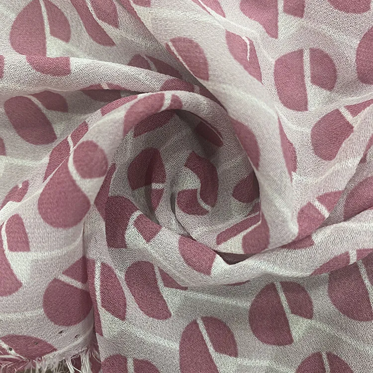 100% Polyester Georgette Moss Plain Dyed High Twist Pure Crepe Pastel Other Fabric Chiffon Fabric Roll Packing Knitted 85-90GSM