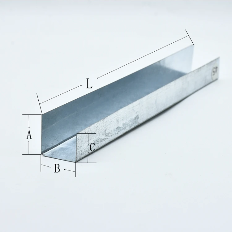 Hot sale Galvanized Steel Light Steel Keel all channel and accessories for gypsum ceilings