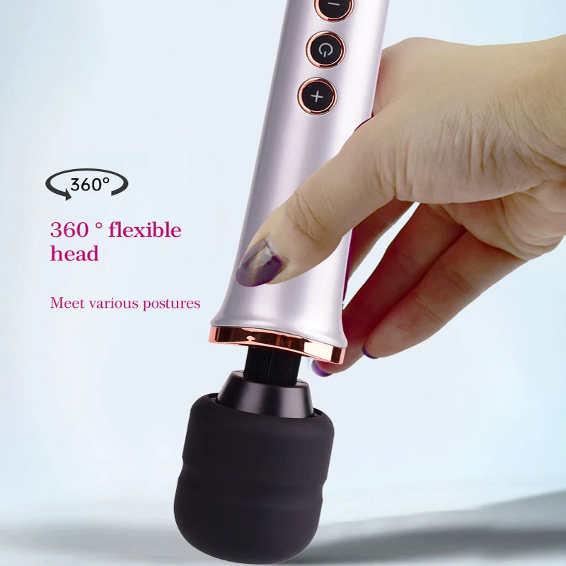 Sex Toy Wholesaler Multi Use Alluring Portable Wireless Stick Body AV Wand Vibrator For Female Massage